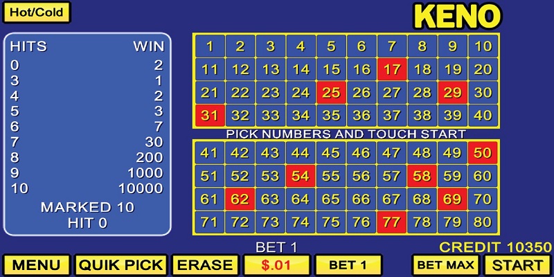 Keno - Playwise365.net